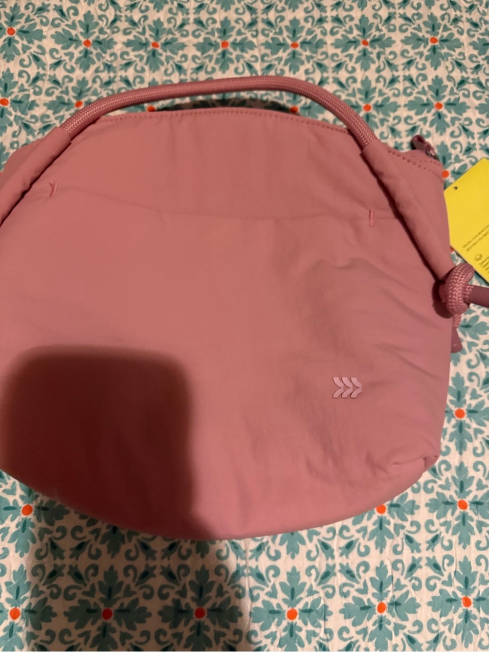 all in motion Pink Padded Crossbody with Top Handle